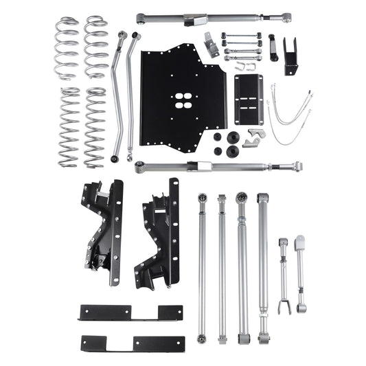 Rubicon Express 4.5 Inch Extreme-Duty Long Arm Lift Kit With Rear Track Bar - No Shocks RE7214