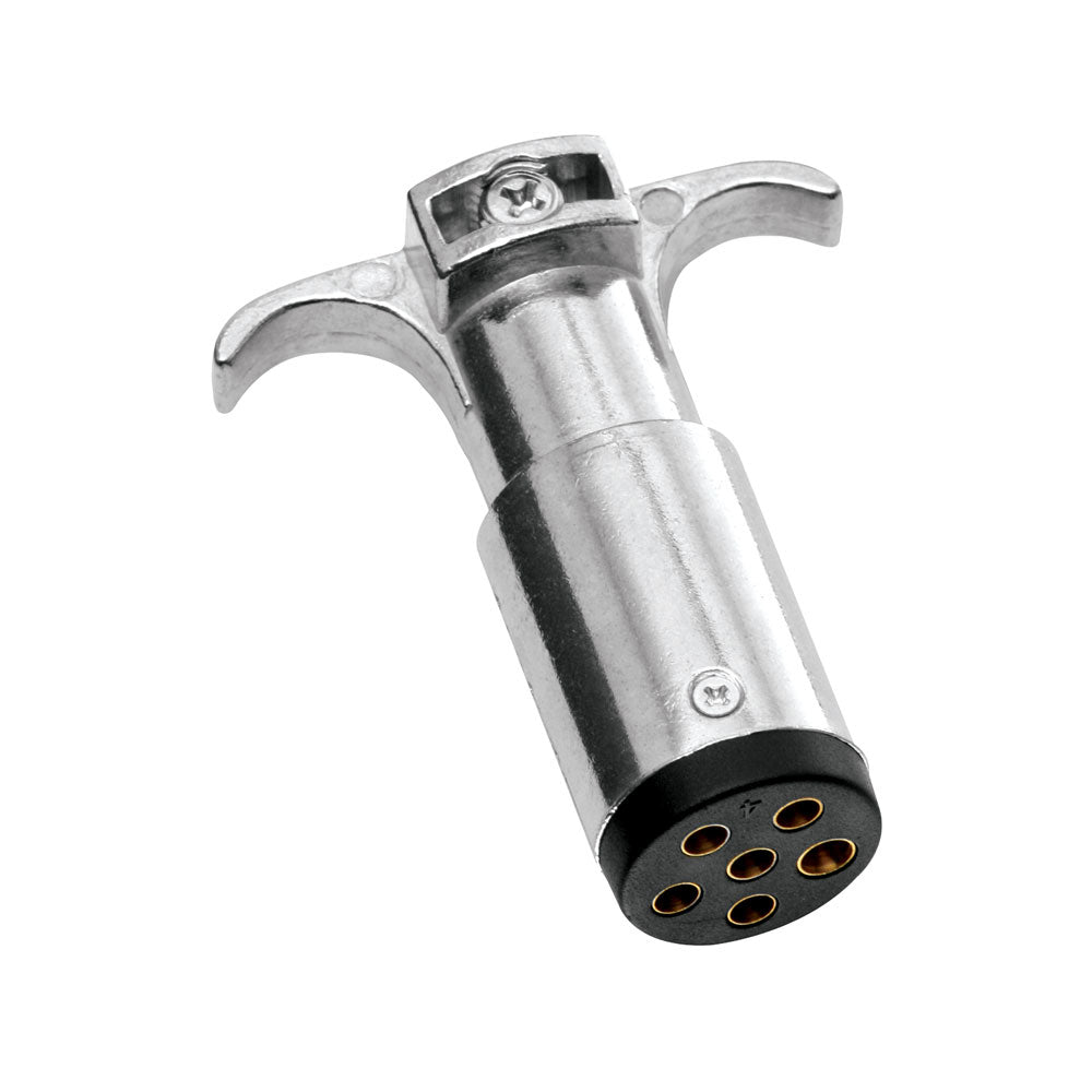 6-Way Round Pin Connecto r Trailer End Metal