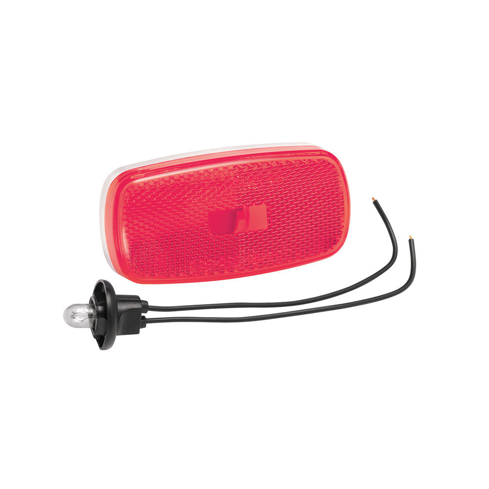 Clearance Light #59 Red with Reflex w/White Base