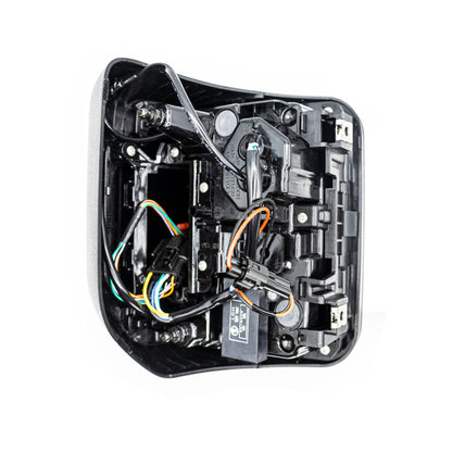 WINJET 2019-2023 Jeep Gladiator LED Tail light with LED sequential turn signal / sequential brake(Black/Smoke) CTRNG0669-BS-SQ