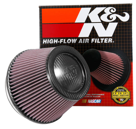 K&N RP-2960 Universal Air Filter - Carbon Fiber Top