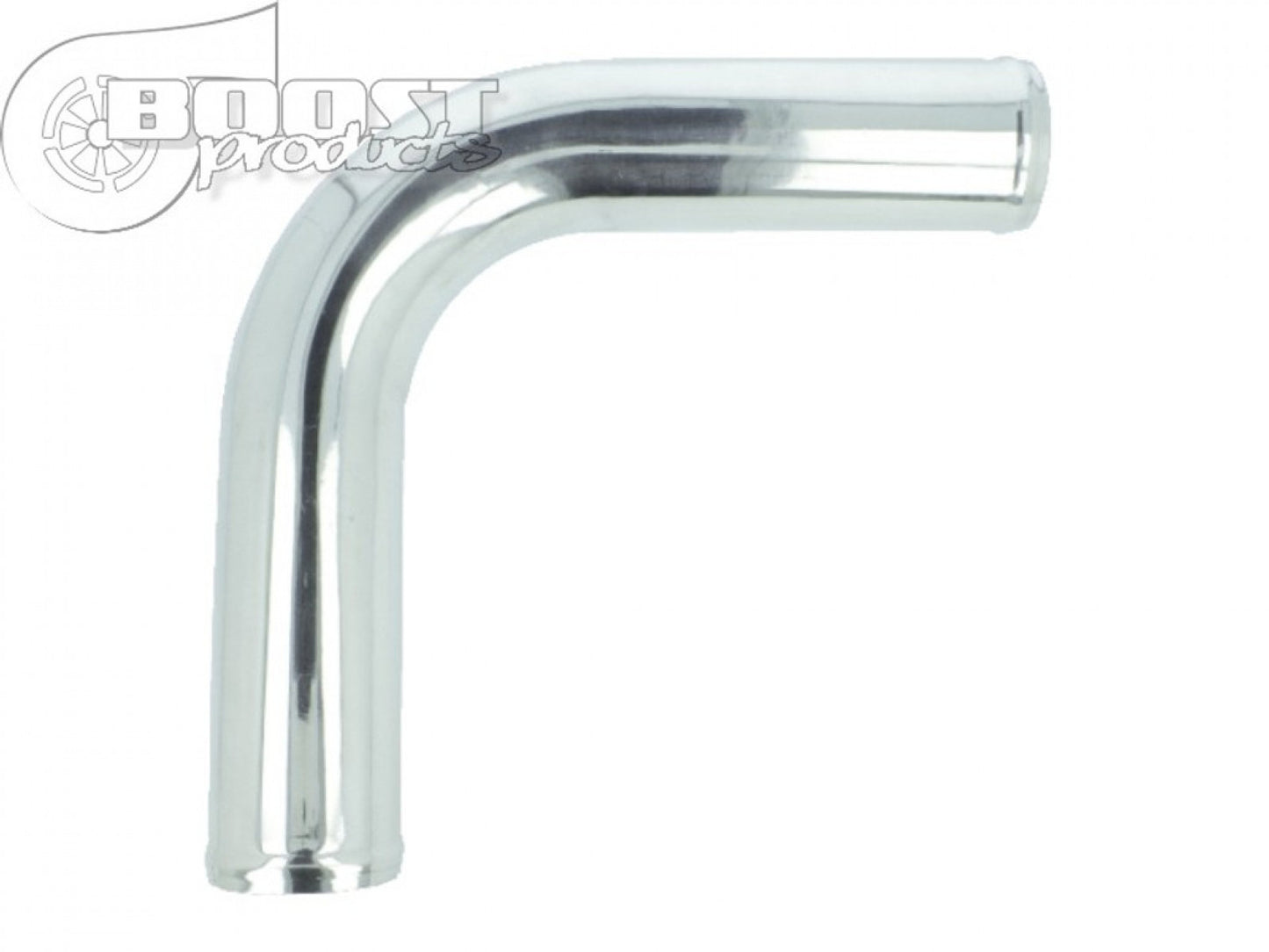 BOOST products Aluminum Elbow 90 Degrees with 54mm (2-1/8") OD, Mandrel Bent, Polished '3102029054