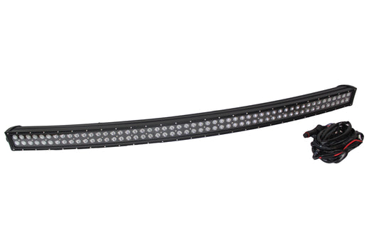 Race Sport RS-54WRAP-BV - Blacked Out Series 54in Wraparound Dual Row Light Bar (Fitted To RS Brackets)