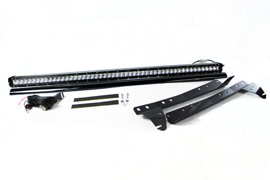 Race Sport RSJ074WD-SR - 07-17 4WD Jeep JK Wrangler Complete Stealth Light Bar Kit