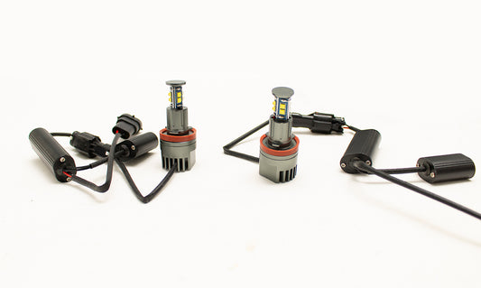 Race Sport RSH880WC - 80W CREE XTE H8 (E92)Factory Halo 6000-6500K Upgrade Kit 1500 Lumens