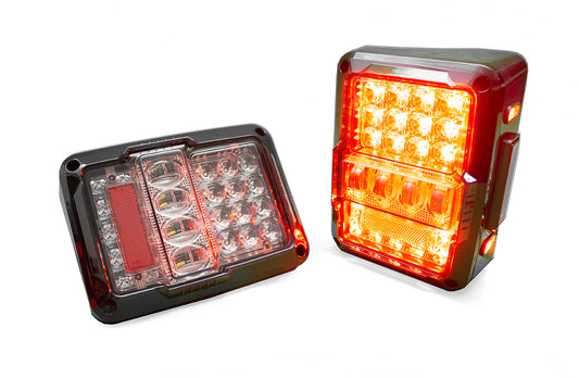 Race Sport RSJK007 - 07-17 Jeep JK 34-LED Terminator Series LED Taillight System