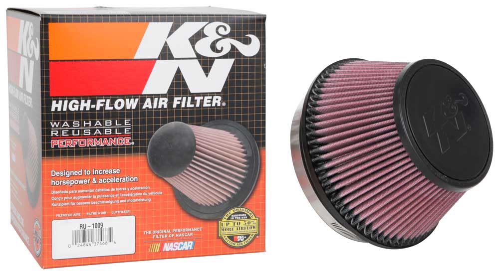 K&N RU-1009 Universal Clamp-On Air Filter