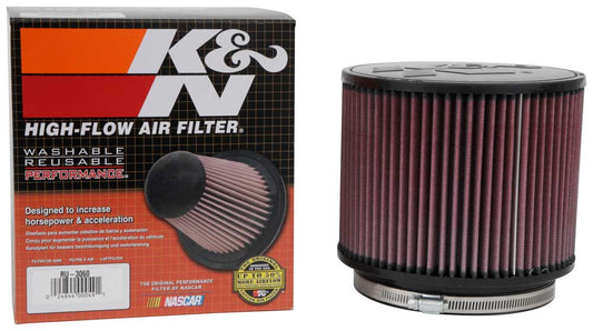 K&N RU-3060 Universal Clamp-On Air Filter