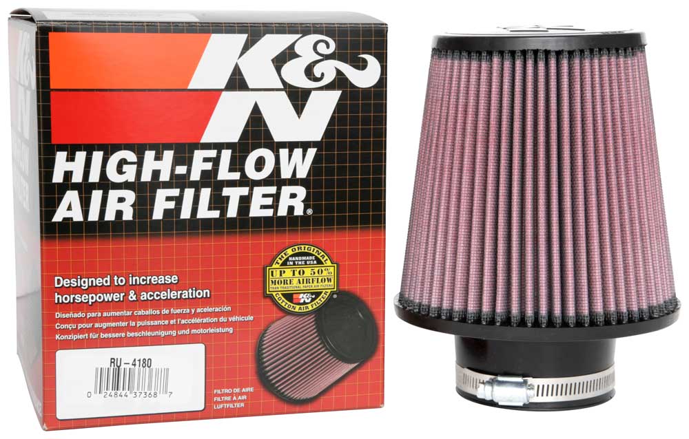 K&N RU-4180 Universal Clamp-On Air Filter