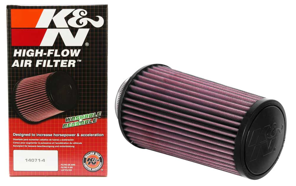 K&N RU-4690 Universal Clamp-On Air Filter