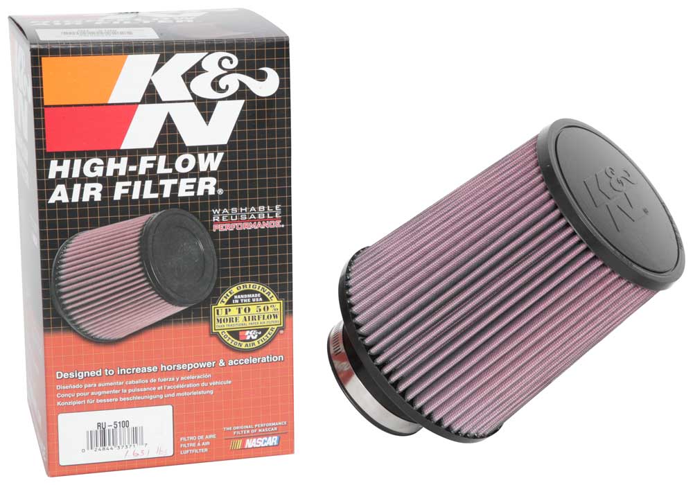 K&N RU-5100 Universal Clamp-On Air Filter