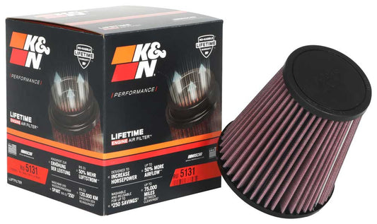 K&N RU-5131 Universal Clamp-On Air Filter
