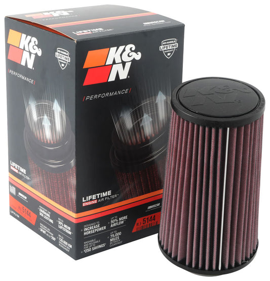 K&N RU-5144 Universal Clamp-On Air Filter