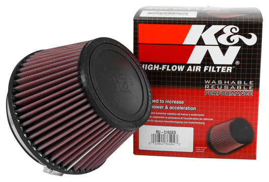 K&N RU-5163XD Universal Clamp-On Air Filter