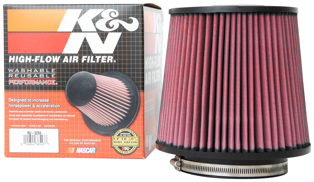 K&N RU-5294 Universal Clamp-On Air Filter