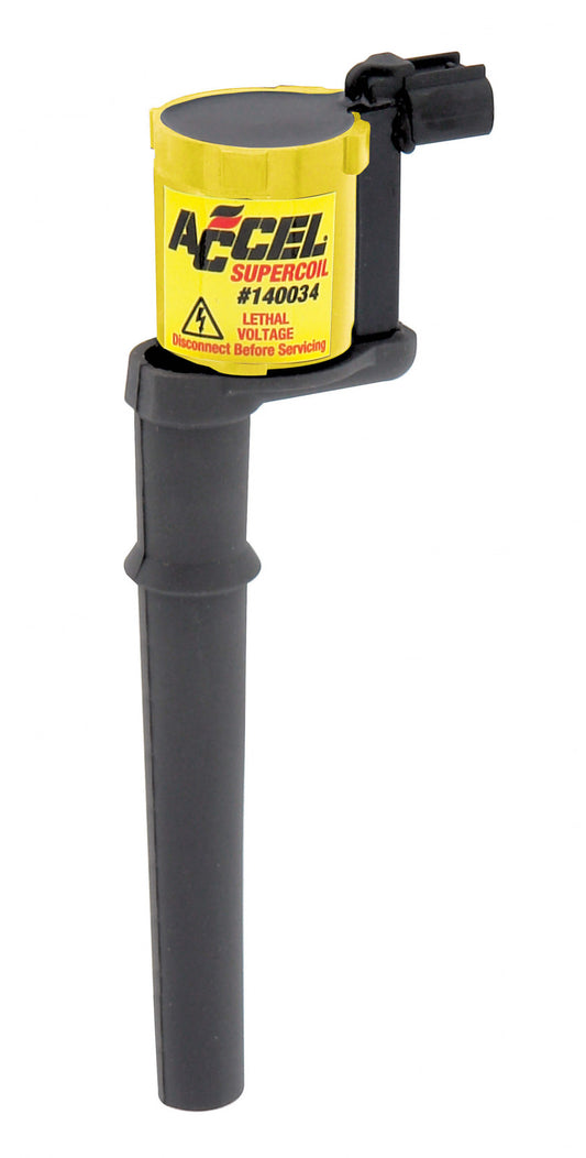 ACCEL Ignition Coil - SuperCoil - 1997-2011 Ford 4.6L/5.4L 4-valve modular engines - Yellow - Individual 140034