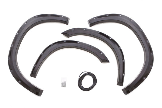 Lund RX203T Elite Series Black Rivet Style Textured Finish 4-Piece Fender Flare Set For 2002-2008 Dodge Ram 1500; 2003-2009 Ram 2500 3500 (Excludes Dually)