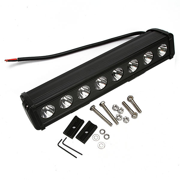 Quake LED - QUR123 - 15 Inch LED Light Bar Single Row 80 Watt Spot Rogue Series