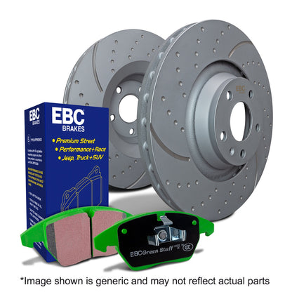EBC S10KR1454 S10 Kits Greenstuff 2000 And GD Rotors