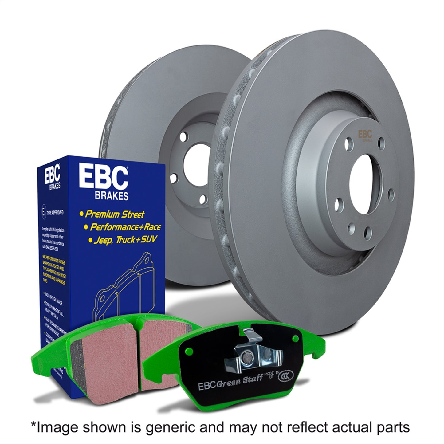 EBC S11KF1784 S11 Kits Greenstuff 2000 And RK Rotors