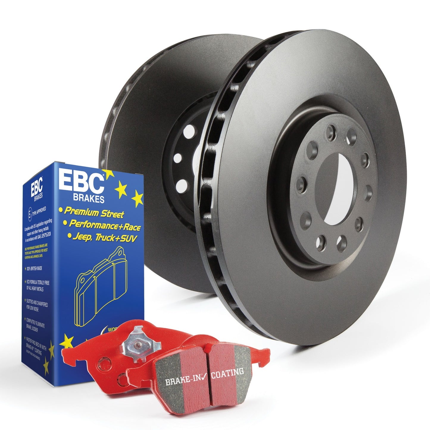 EBC S12KR1363 S12 Kits Redstuff And RK Rotors