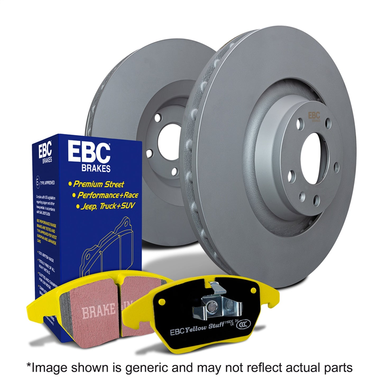EBC S13KF2153 S13 Kits Yellowstuff And RK Rotors