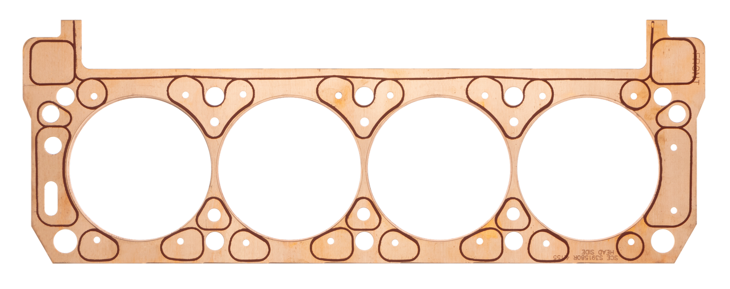 SCE Gaskets FORD R302/YATES C3 4.155 X .093 ICS TITAN COPPER HD GSKT RIG S391593R