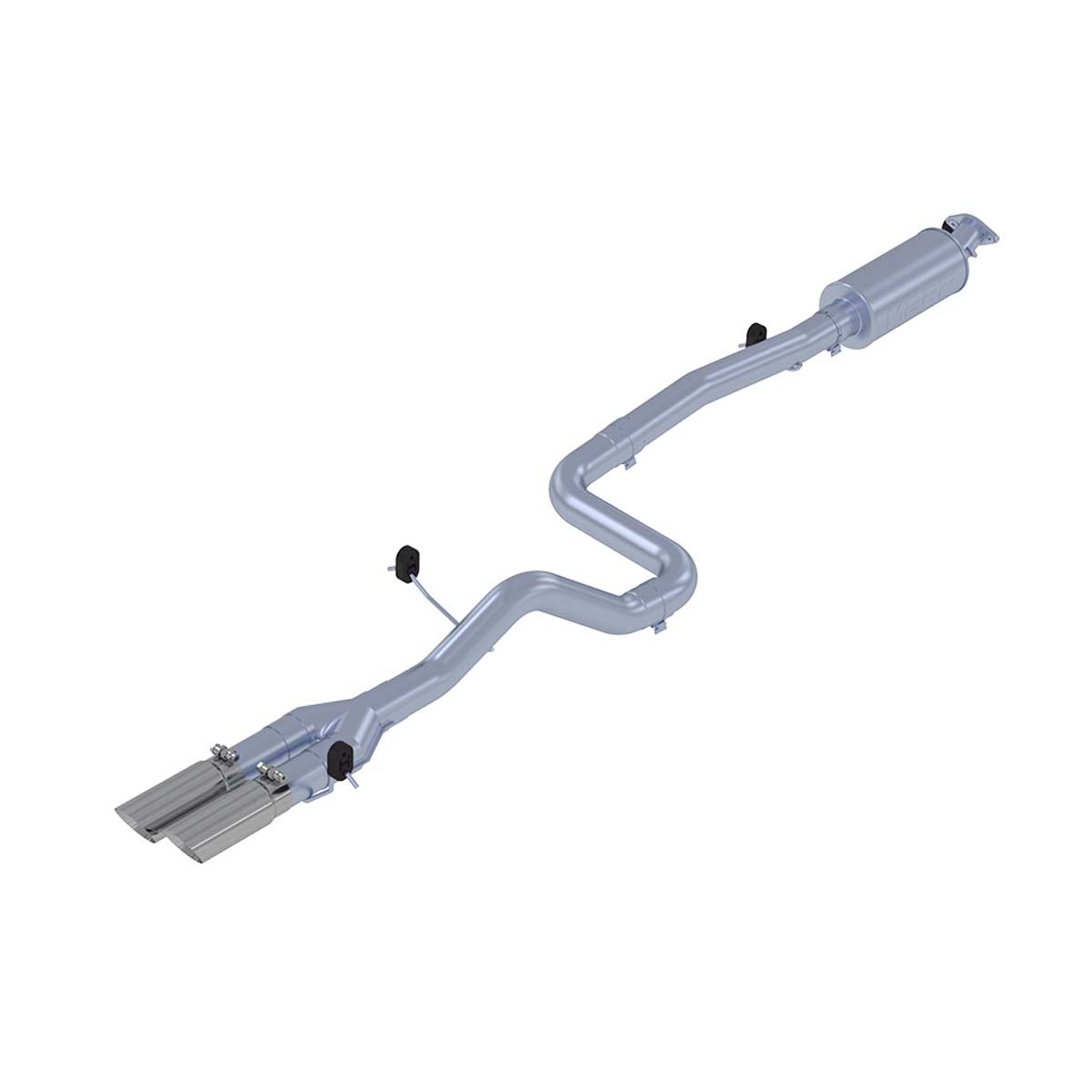 MBRP Exhaust 3in. Cat Back; Dual Outlet; AL S4202AL
