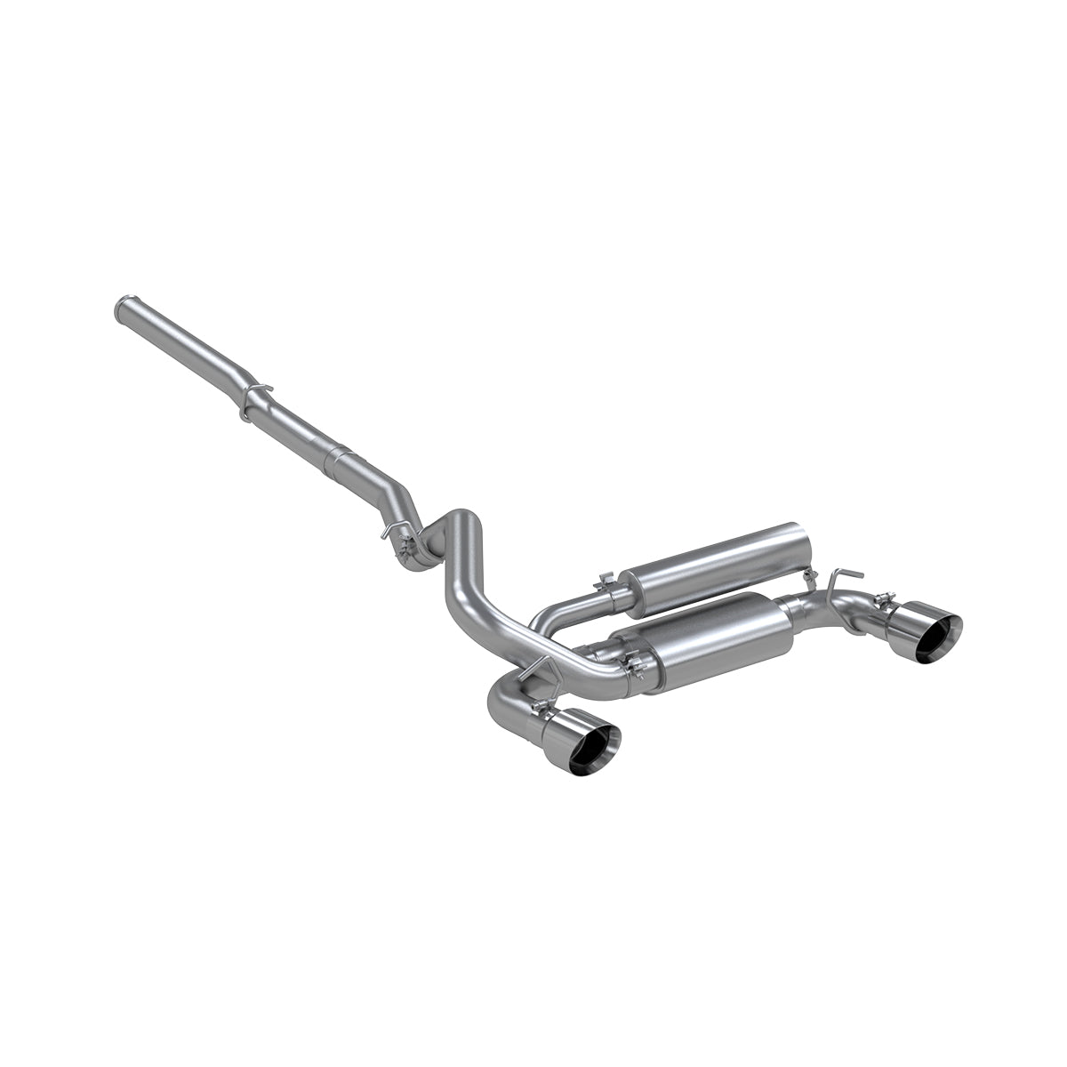 MBRP Exhaust 3in. Cat Back; Dual Outlet; T409 S4203409
