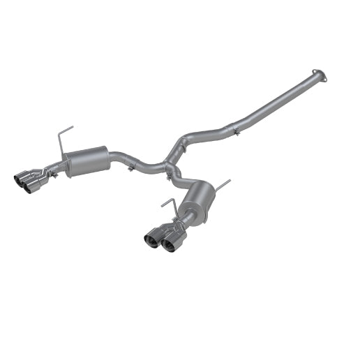 MBRP Exhaust 3" Cat Back Dual Split Rear T304 Street Version S4800304