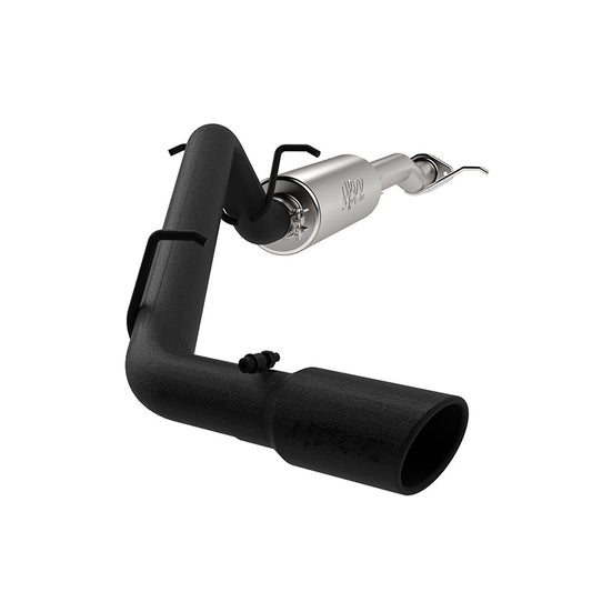 MBRP Exhaust 3in. Cat Back; Single Side; Black Coated S5088BLK