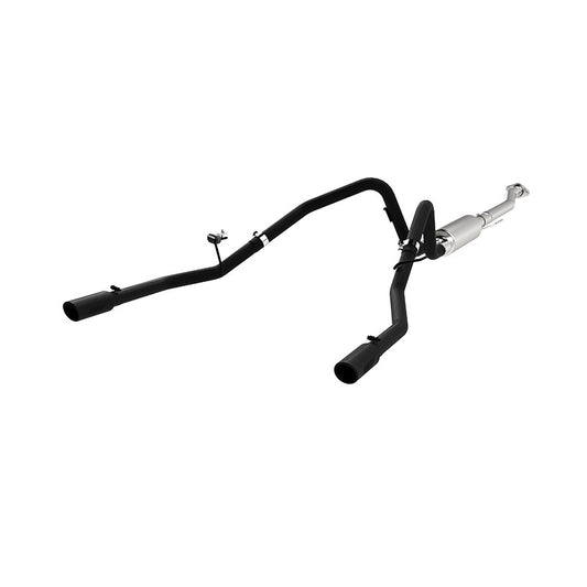 MBRP Exhaust 2 1/2in. Cat Back; Dual Rear; Black Coated S5240BLK