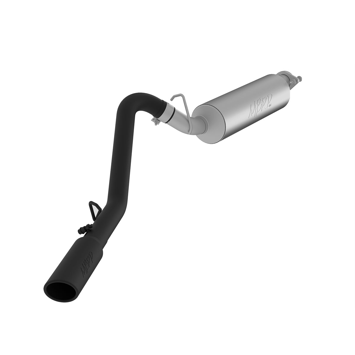 MBRP Exhaust 2 1/2in. Cat Back; Single Side; Black Coated S5500BLK