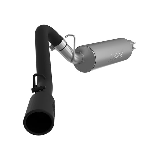 MBRP Exhaust 2 1/2in. Cat Back; Single Side; Black Coated S5512BLK
