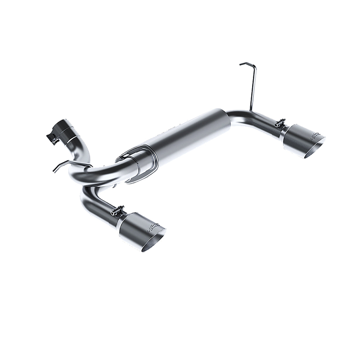 MBRP Exhaust 2 1/2in. Axle Back; Dual Rear Exit; T409 S5528409