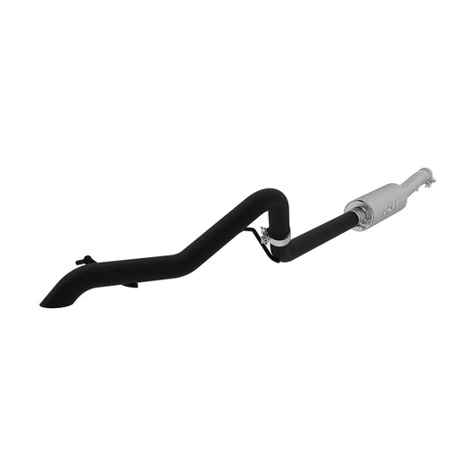 MBRP Exhaust 2 1/2in. Cat Back; Off-Road Tail Pipe; Muffler before Axle; Black Coated S5530BLK