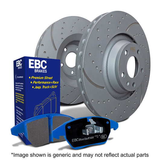 EBC S6KF1386 S6 Kits Bluestuff And GD Rotors