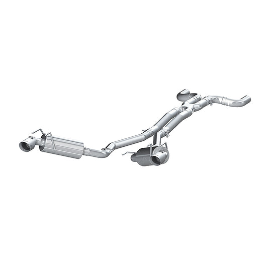 MBRP Exhaust 2 1/2in. Dual Cat Back; Round Tips; T304 S7020304