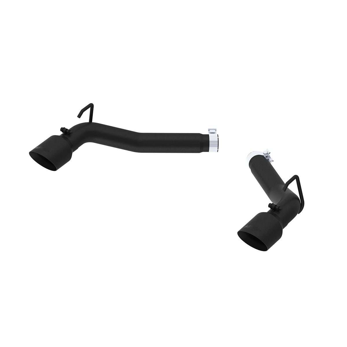 MBRP Exhaust 3in. Axle Back; Muffler Delete; Black Coated S7021BLK