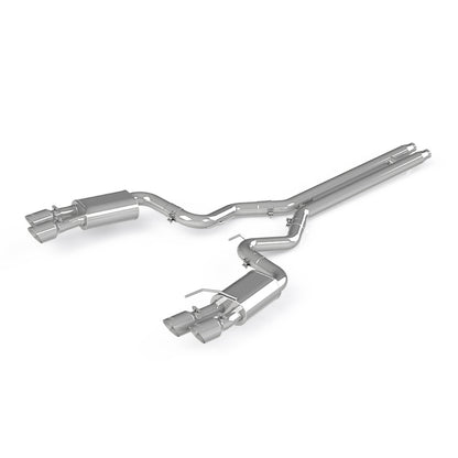 MBRP Exhaust 3in. Cat Back; with Quad 4in. Dual Wall Tips; Street Version; AL S7205AL