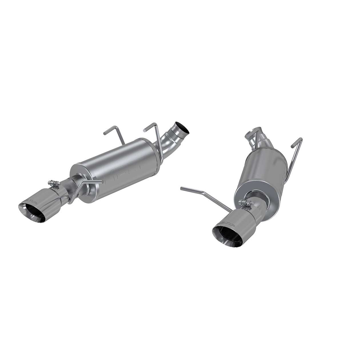 MBRP Exhaust 3" Dual Muffler Axle Back; Split Rear; AL S7227AL