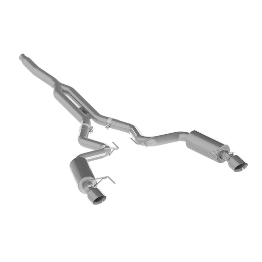 MBRP Exhaust 3in. Cat Back; Dual Split Rear; Street Version; 4.5in. tips AL S7274AL