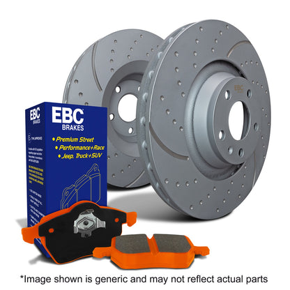 EBC S8KF1285 S8 Kits Orangestuff And GD Rotors
