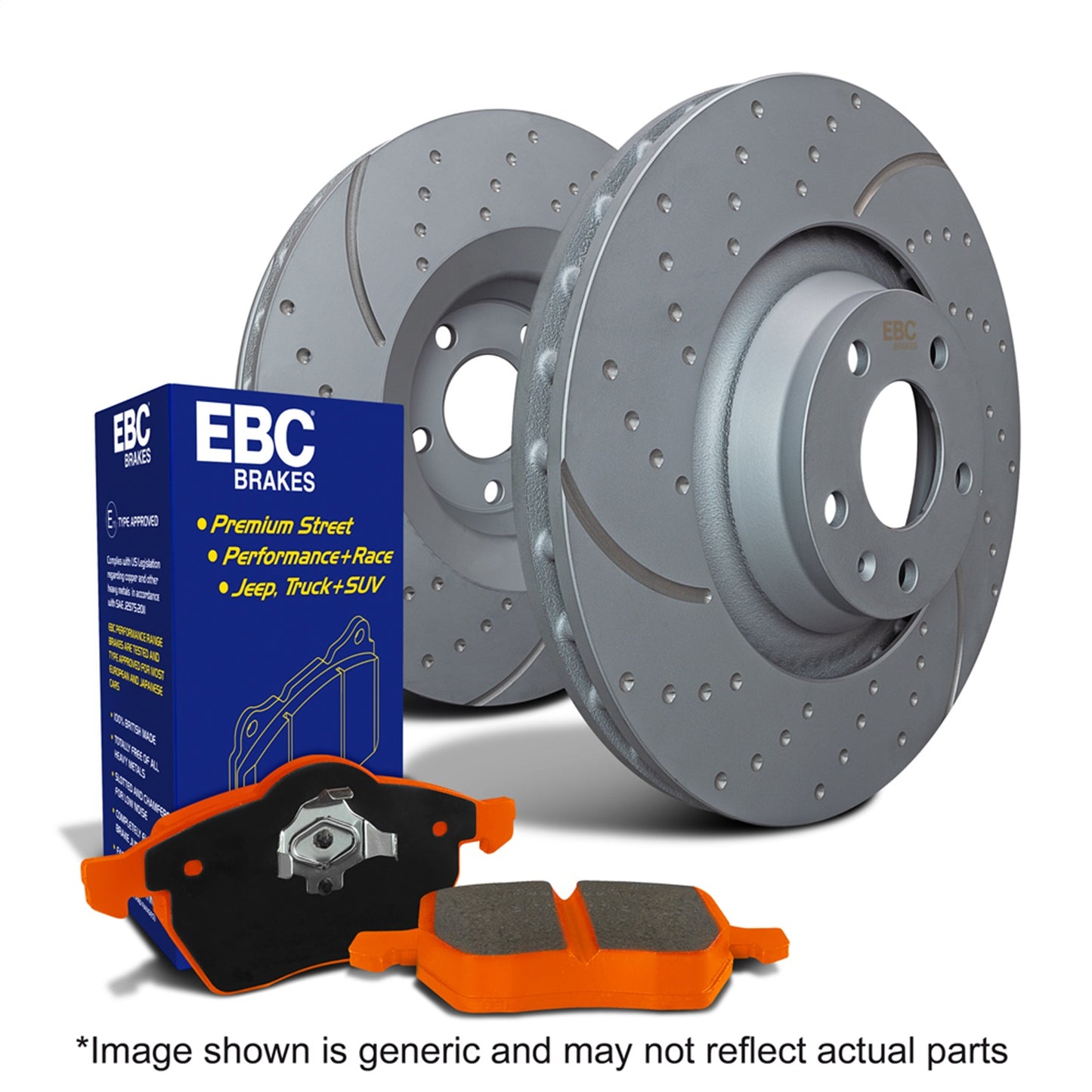 EBC S8KF1006 S8 Kits Orangestuff And GD Rotors