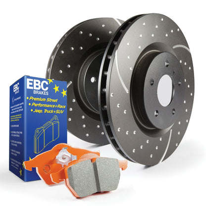 EBC S8KR1102 S8 Kits Orangestuff and GD Rotors