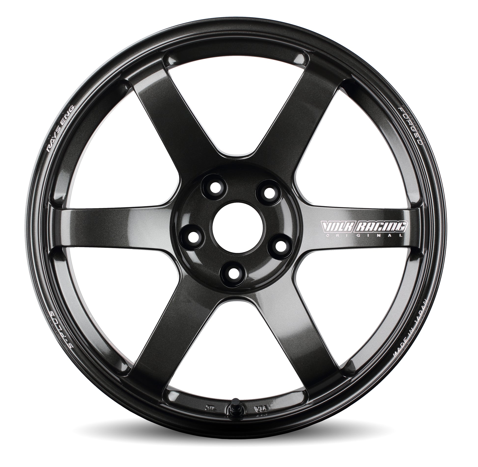 Volk TE37 SAGA S-PLUS 17x8.5 DIAMOND DARK GUNMETAL (MM) Wheel