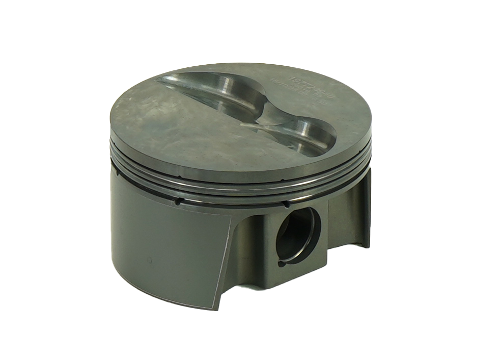 Mahle Motorsport SMALL BLOCK CHEVY 21 degree FLAT TOP Gasported / Asymmetrical Valve Pockets PowerPak Plus SINGLE PISTON (197726865) 4.065 x 1.250CH 3.500stroke6.000rod0.927pin-8.9cc432g 197726865-1