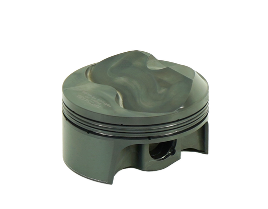 Mahle Motorsport SMALL BLOCK CHEVY 23 degree DOME Gasported / Asymmetrical Valve Pockets PowerPak Plus SINGLE PISTON (197754535) 4.135 x 1.125CH 3.500stroke6.125rod0.927pin9.0cc450g 197754535-1