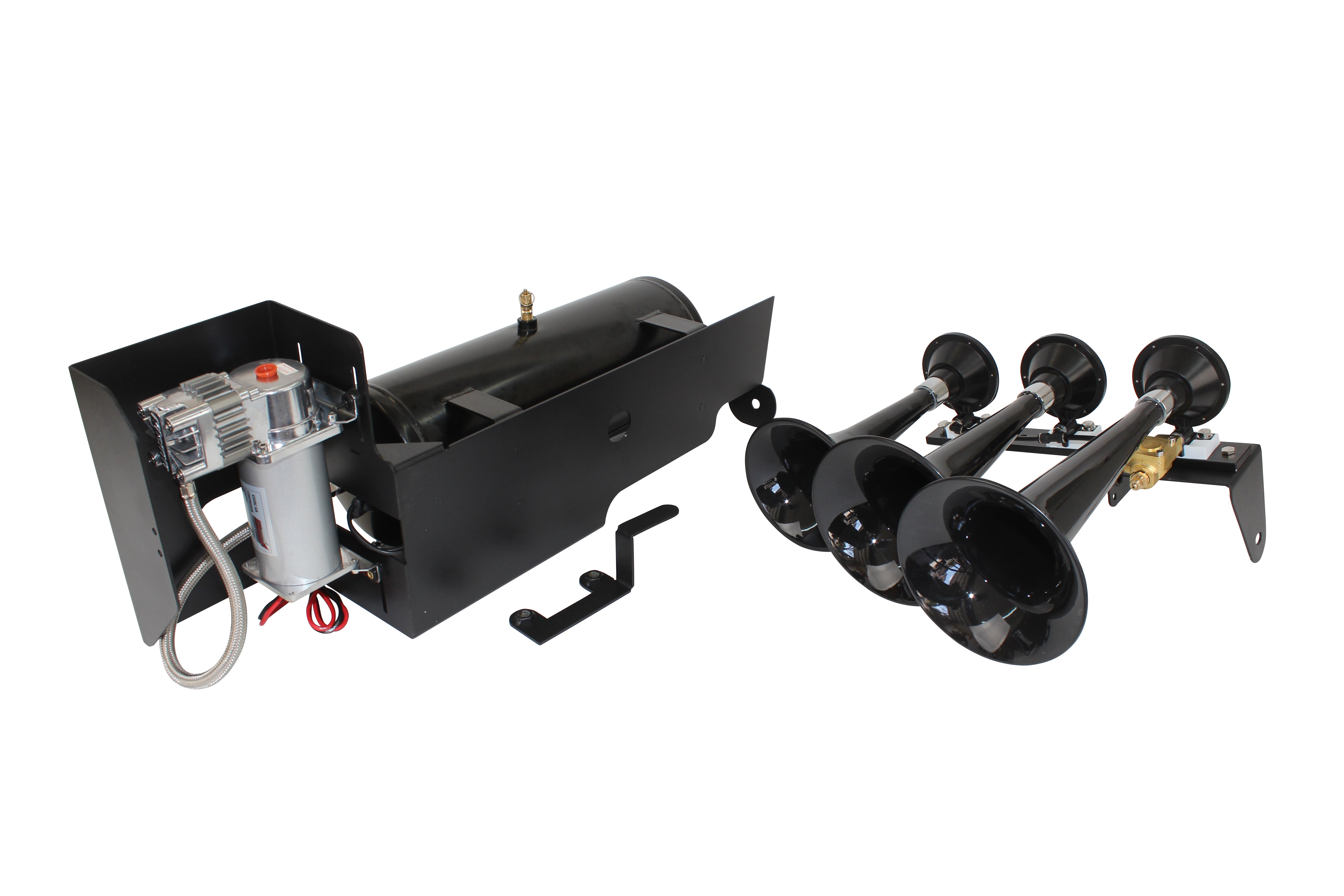 Kleinn Air Horns SDKIT230 Ford BoltOn Train Horn Milky Motorsports