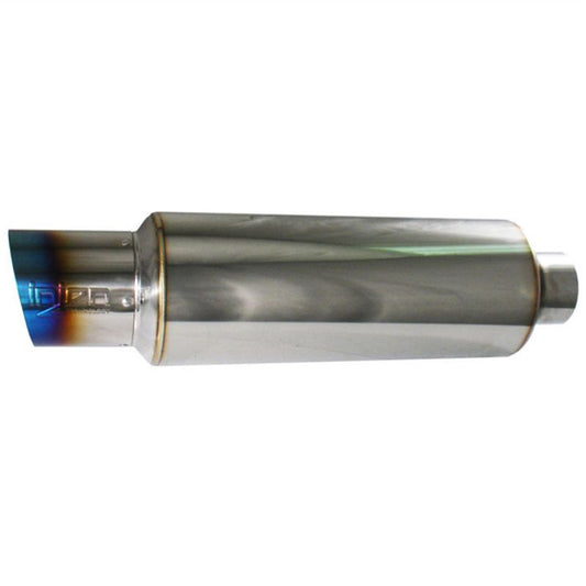 Injen 76MM Universal Muffler with Titanium Burnt Tip SES300TT